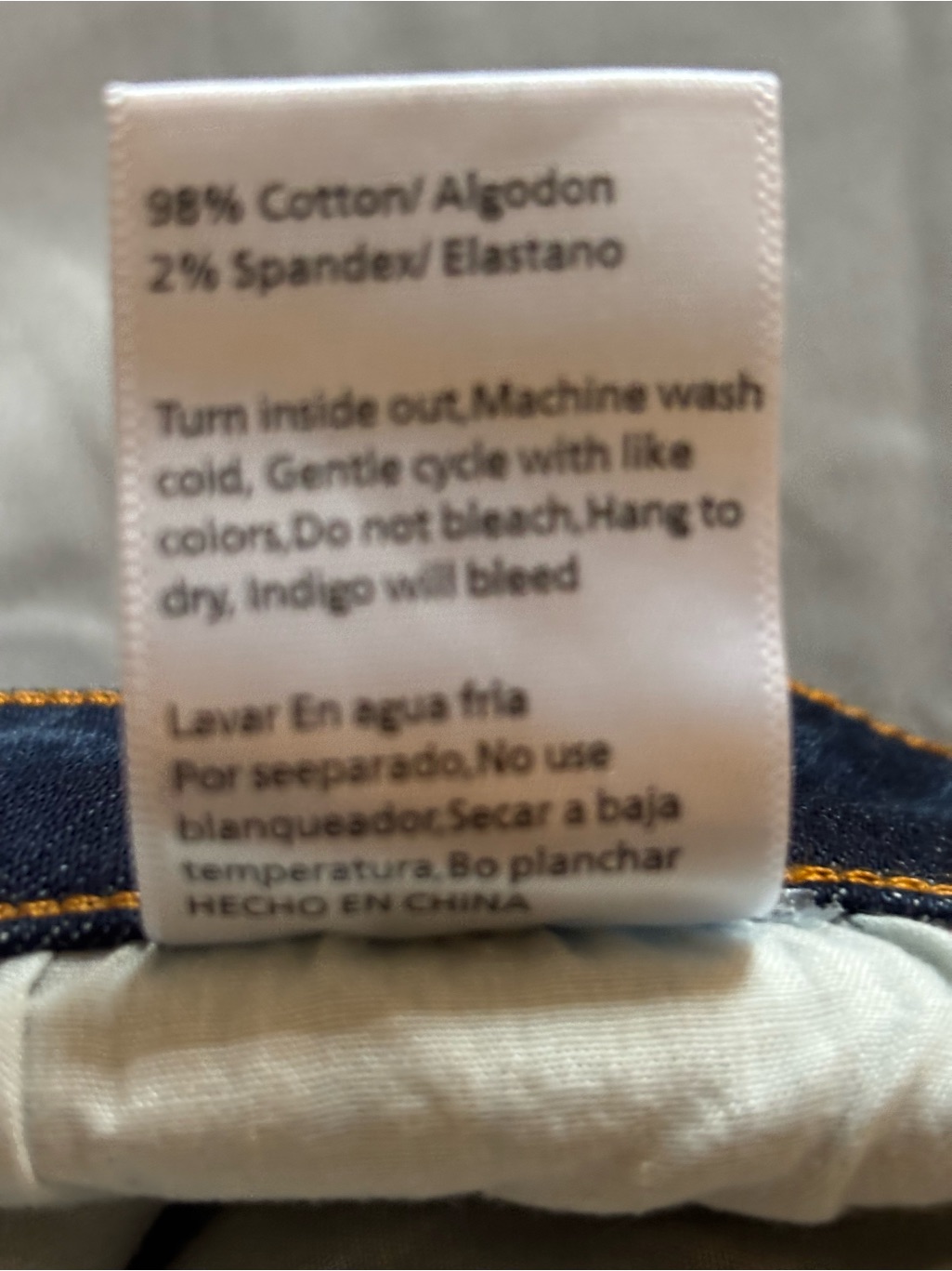 Tricot Dark Wash Skinny Jeans Size 9/29 Mid Rise Ankle Raw Hem Nwt — image 7 of 7